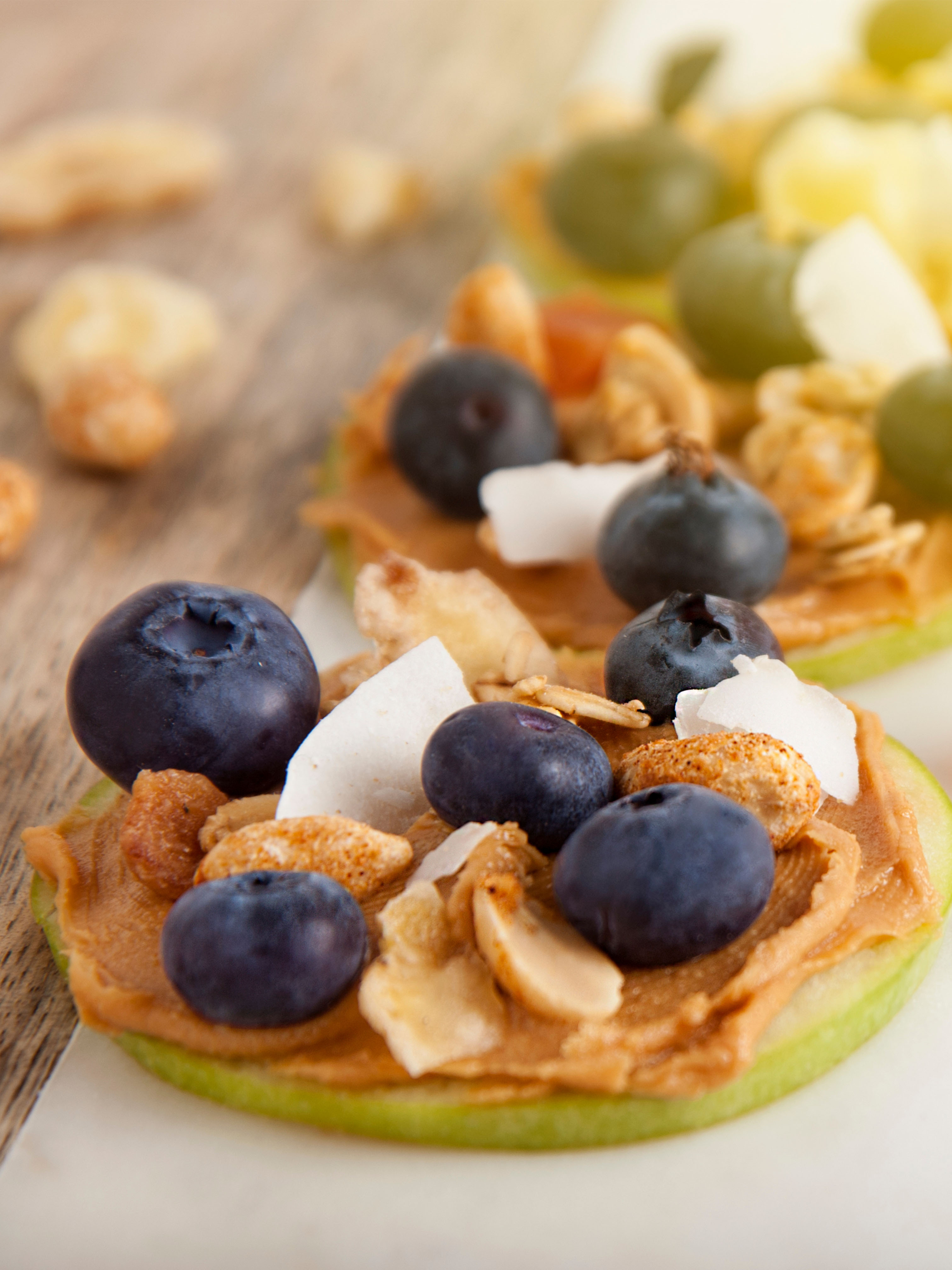 Breakfast nachos background